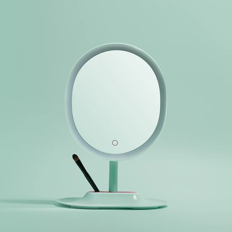 

Cheap price standing cosmetic vanity table makeup mirror with lights