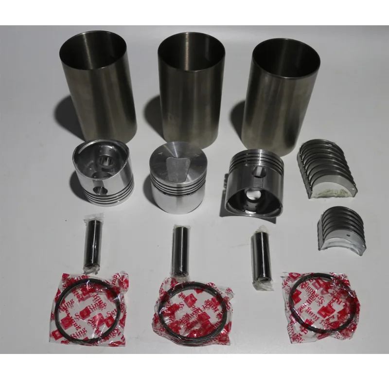 

For MITSUBISHI K3D rebuild kit piston ring cylinder liner head gasket bearings