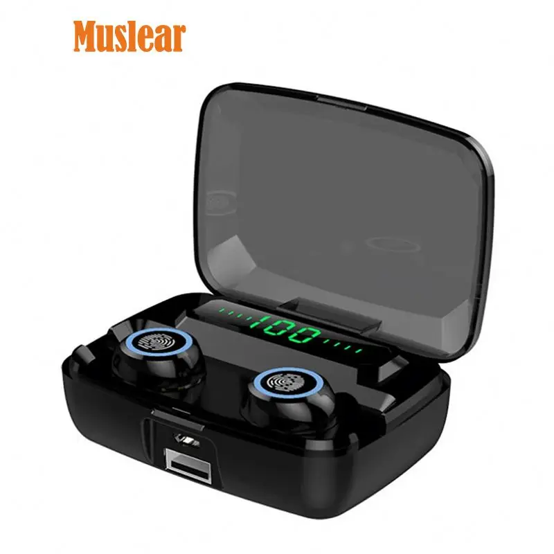 

Hot Sale Earbuds Wireless Audiophile Bt 5.0 Wire Less Headphones, Black