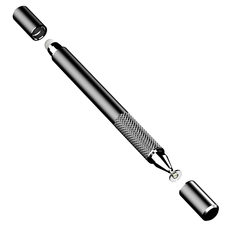 

Universal 2 in 1 Stylus Pen High Precision Compatible Capacitive Digital Pen Metal Disc fiber tip Tablet Stylus Pen