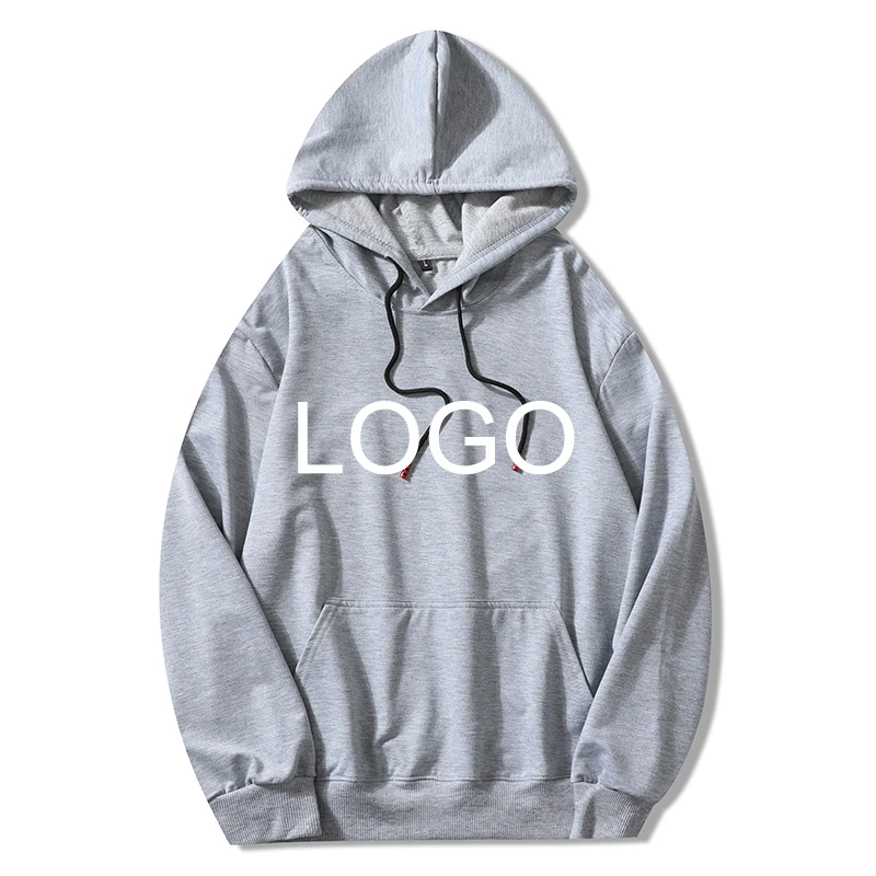 

OEM Basic Plus Size Casual Unisex Streetwear Custom Plain fashion men's hoodies