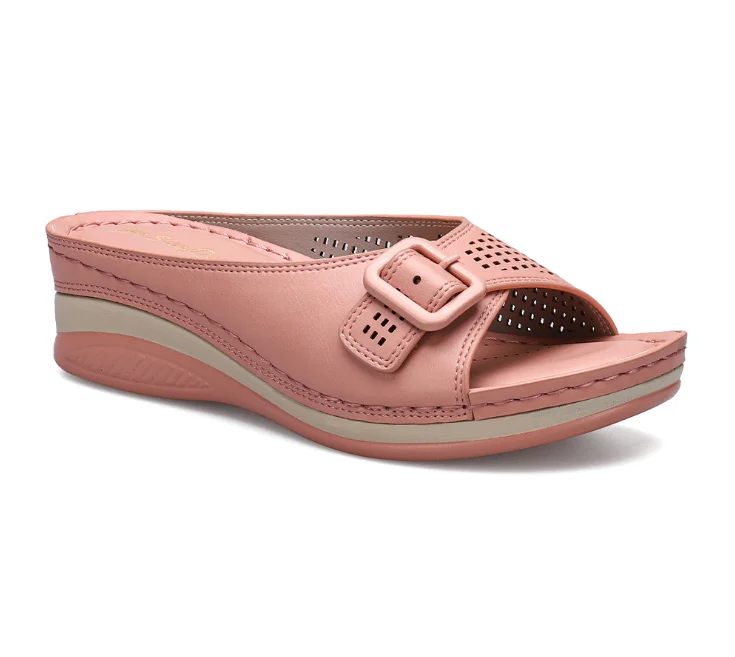 

Hot Sale Bohemia Style Women Open Toe Waterproof Platform High Heels Sandals, Picture