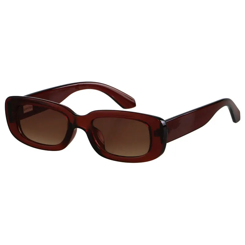 

lentes de sol 2021 new arrival color wholesale custom logo trendy dark brown desiner sunglasses for women