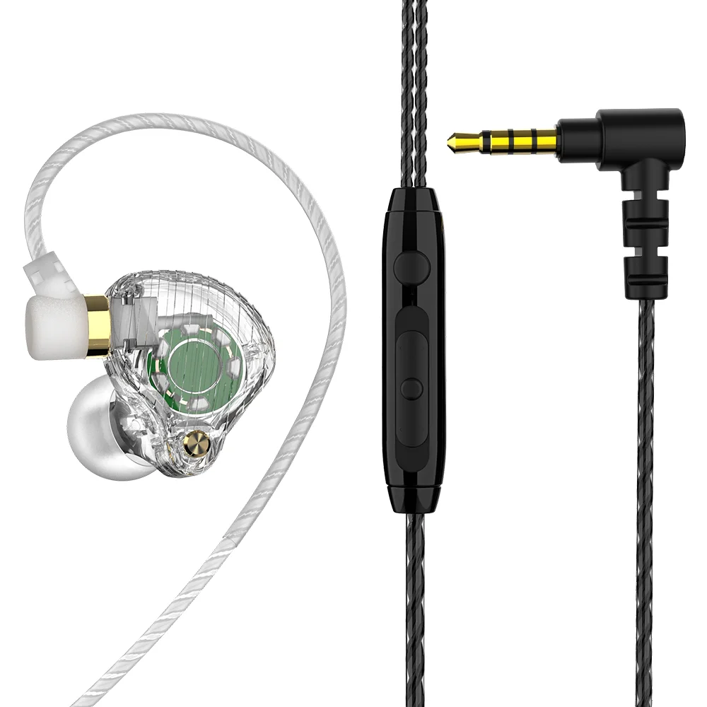 

QKZ SK3 Professional Heavy Bass Sound Quality Music In Ear Earphone fone de ouvido with Mic