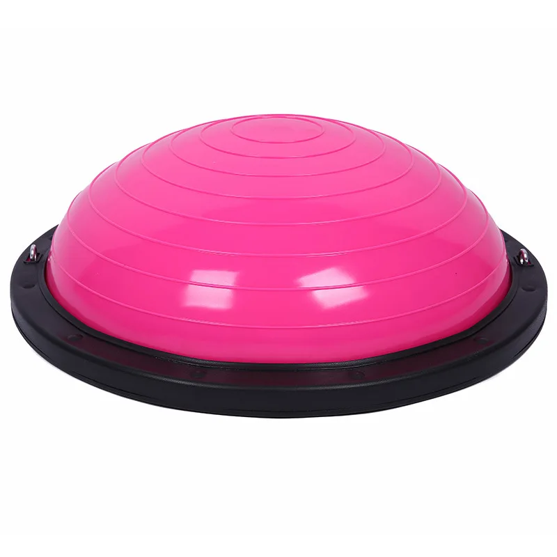 

Indoor Gym Exercise Equipment Back Muscle Relax Yoga Ball Half Base Great Quality, Customized color