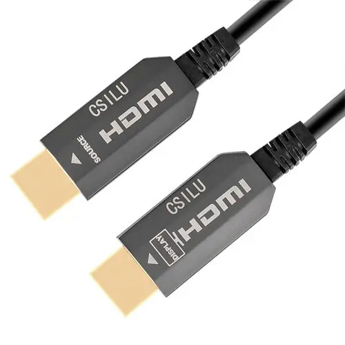 

4K Fiber Optic HDMI Cable 50 Feet, 18Gbps 4K 60Hz (4:4:4, HDR10, HDCP2.2) for in-Wall Installation, One Direction CSILU
