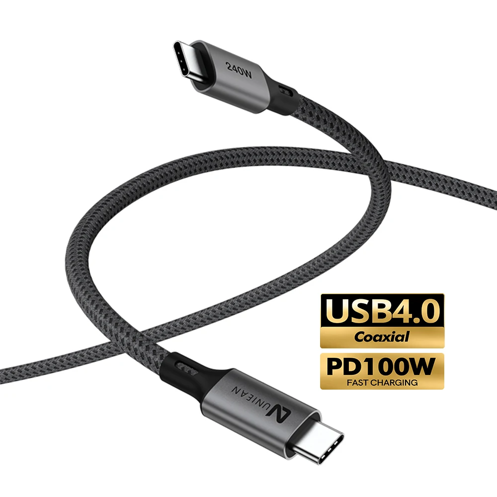 

Coaxial Type-c 40Gbps 8K Video 20V 5A Mobile Phone Computer Charger Cable USB Cable PD 100W USB 4.0 Type C To Type C Cable
