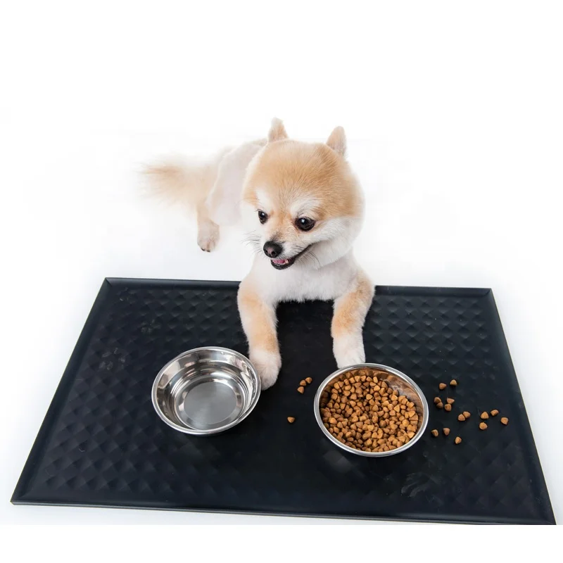 

Silicone mat pet fashion trend diamond silicone mats feeding pets, According to pantone color