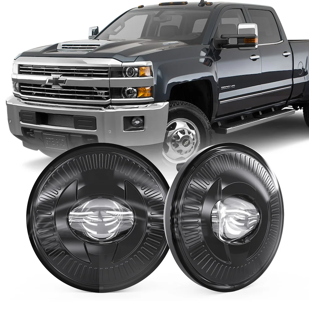 for Chevy Silverado fog lights SUBURBAN 2007-2014 round fog lights replacement for Chevrolet fog lamp