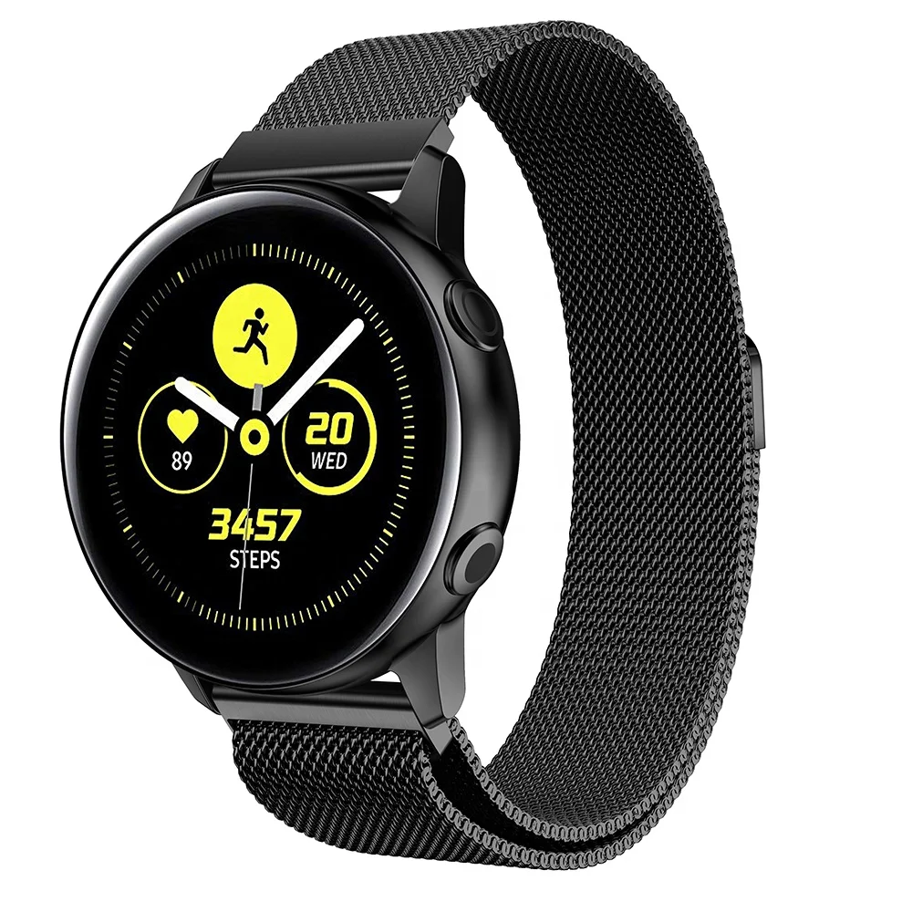 

ZONESIN Magnetic Smartwatch Loop Band Milanese Bracelet Strap 22mm 20mm for Samsung Galaxy Watch, 9 colors in stock