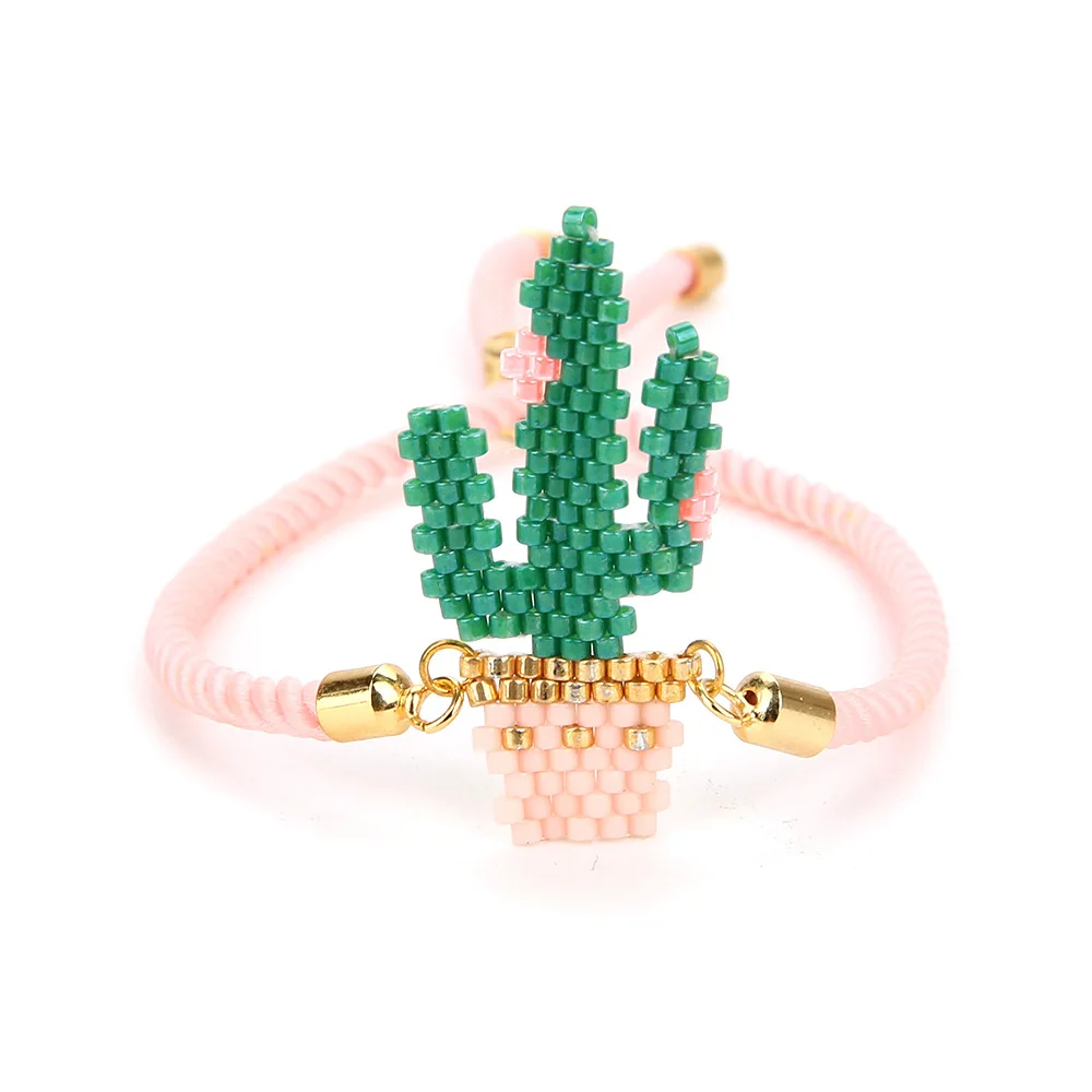 

Cactus Charm Bracelet Charm Bracelet Cartoon Bracelet Hand Rope, Picture