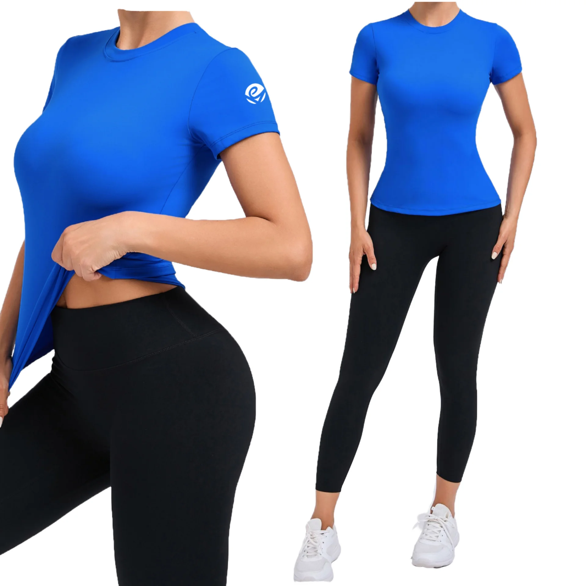 Short Sleeve Quick-Dry Stretchy瑜伽Top