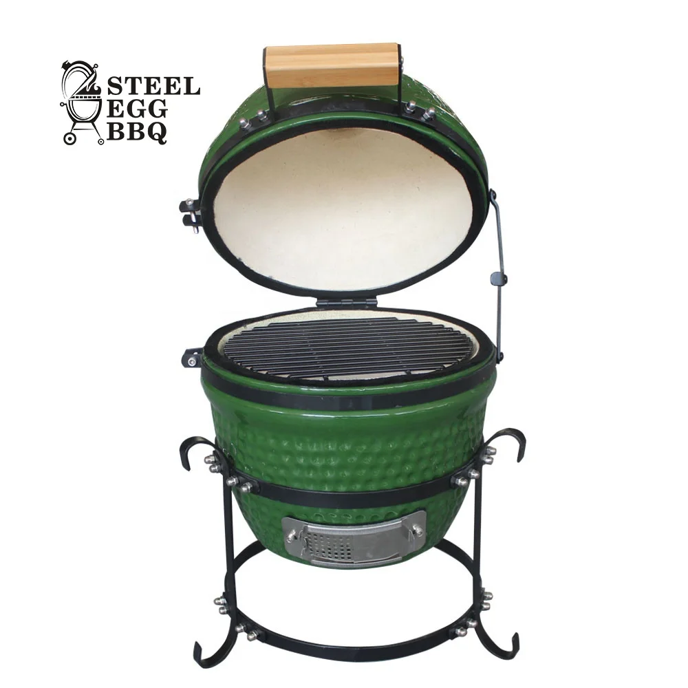 

SEB KAMADO  imperial built in oval small smokers grills of farnon barbacoas en portugal Mini Green color Egg bbq grills, Black/red/green/any other customized