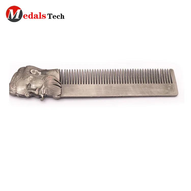 High quality stainless steel  hair cutting  comb long  handle