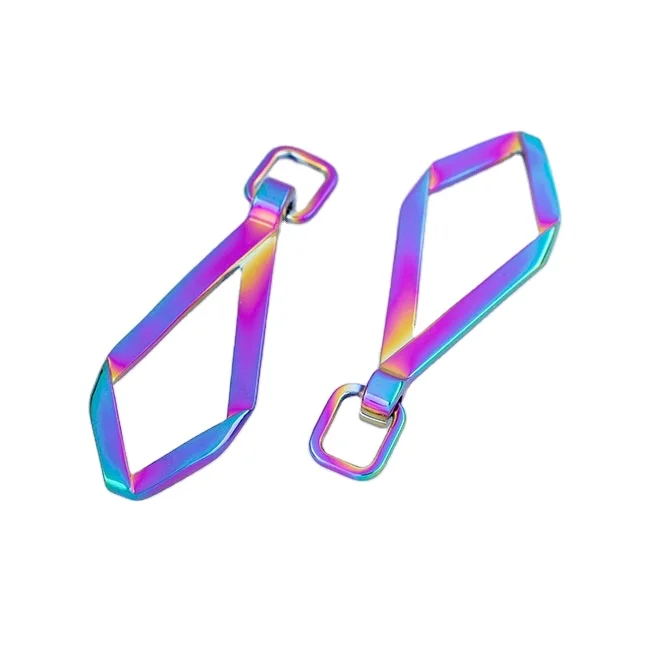 

Light weight sport metal novelty reflective colorful zipper factory sale directly, Customized