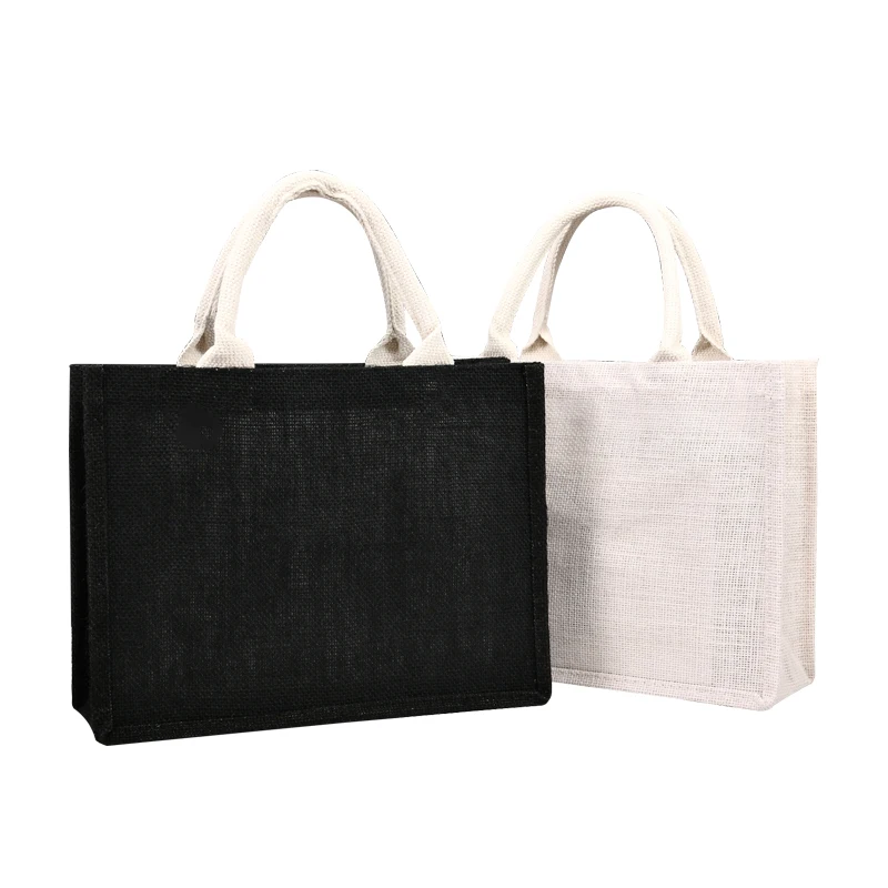 

Daijun Diverse Colors Cheap Custom Logo Printed Eco Recycle Natural Foldable Reusable Jute Tote Bag Wholesale Jute Canvas Shoppi