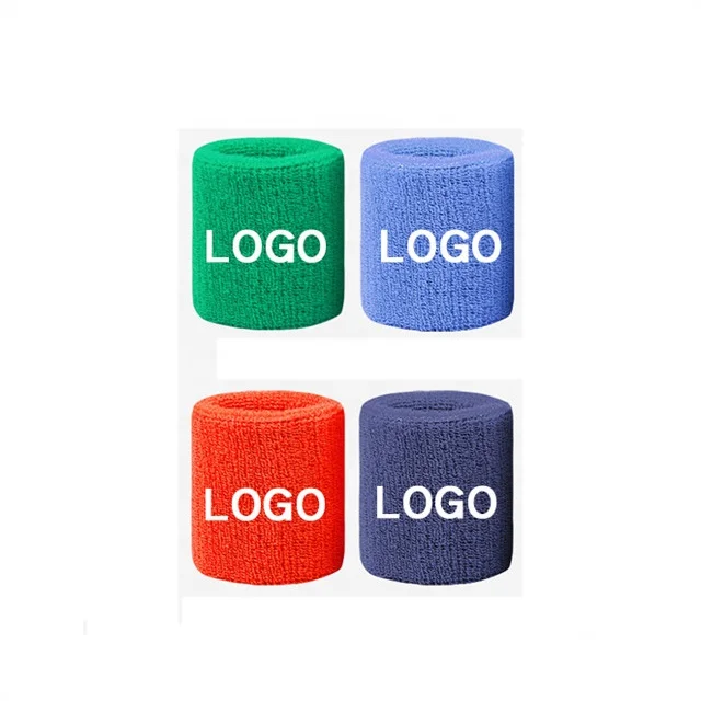 

Hot Selling Custom logo Comfortable tennis breathable carpal tunnel guard towel sweatband wrist bands