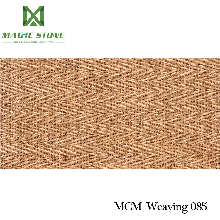 Bendable green clay cladding wall weaving waterproof and fireproof interior wall tile