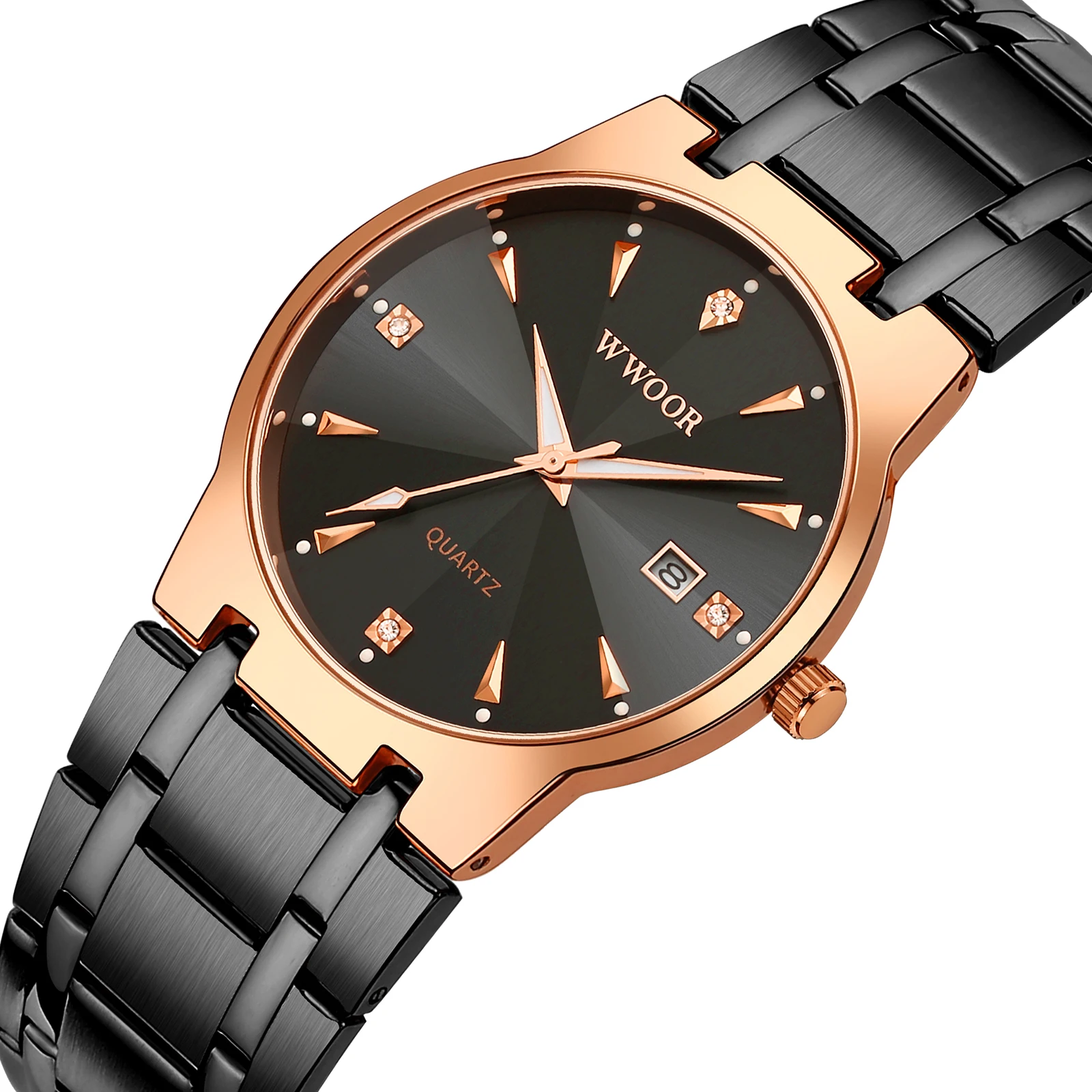 

WWOOR 8876 Men's Quartz Watches Business Waterproof Army Wristwatch