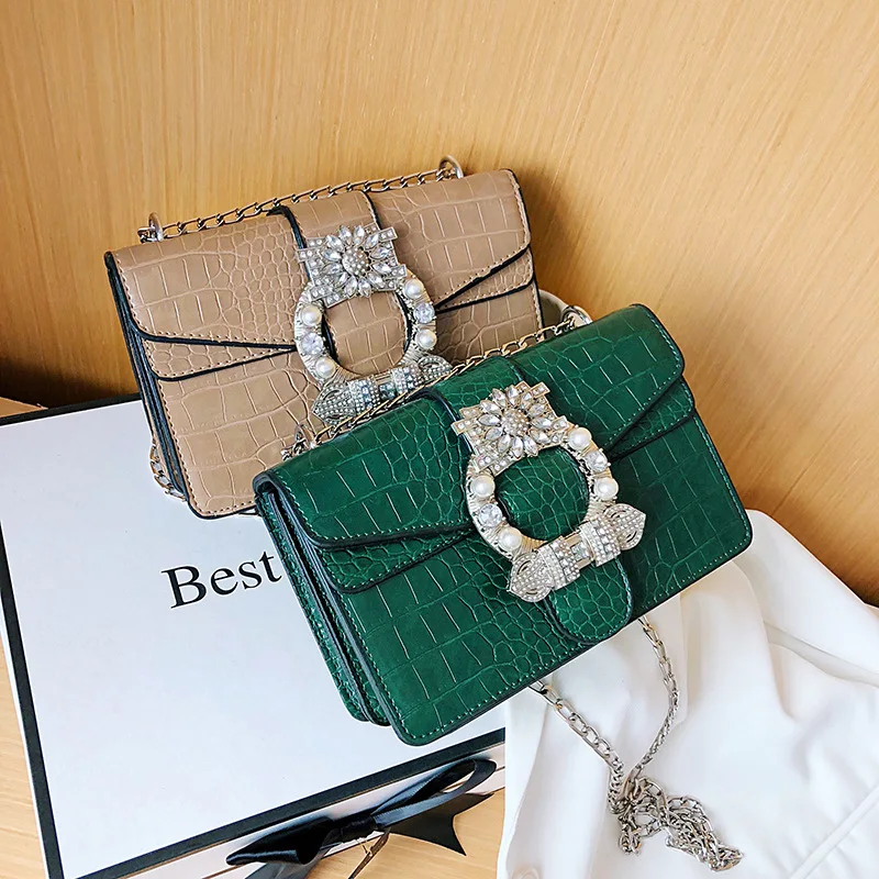 

Latest Wholesale Ladies Shoulder bag Ladies crocodile pattern handbag