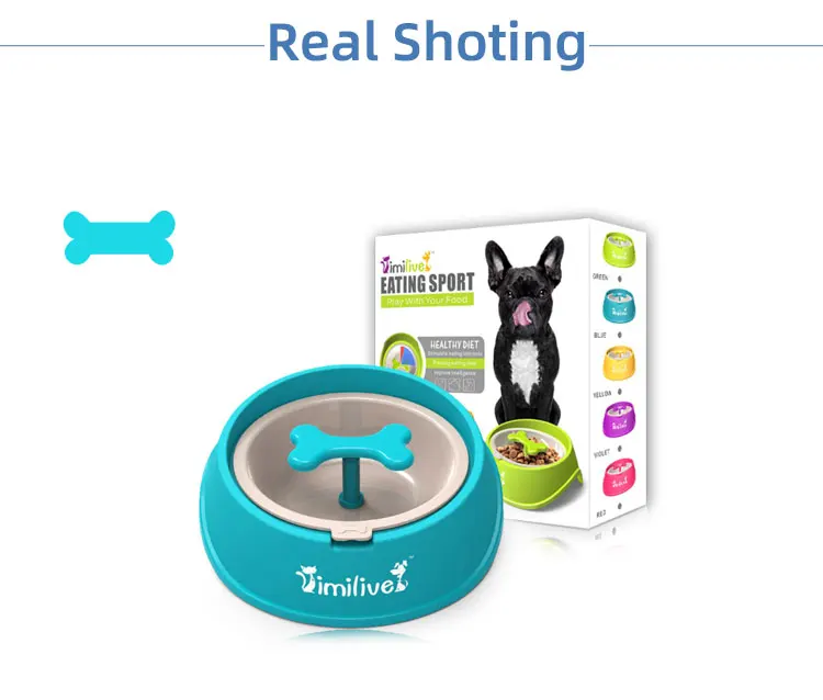 High quality melamine dog food bowl luxury pet bowls large water with cat