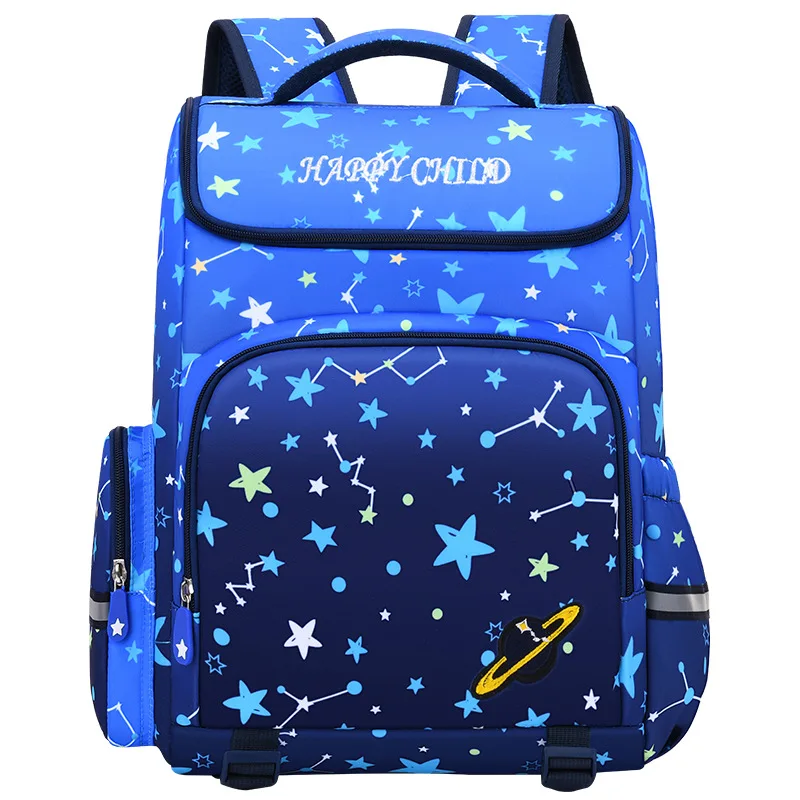 

Custom Kids School Backpacks New Star Sky Design Children School bags, Blue, pink or customized