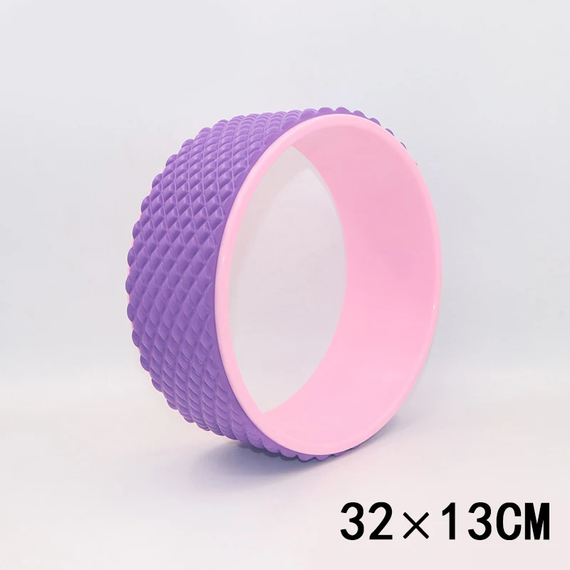 

Home Fitness Circles PU Pilates Rings Yoga Equipment Abdominal Wheel Back Massage Gym Accessories Workout Sports, As pictures