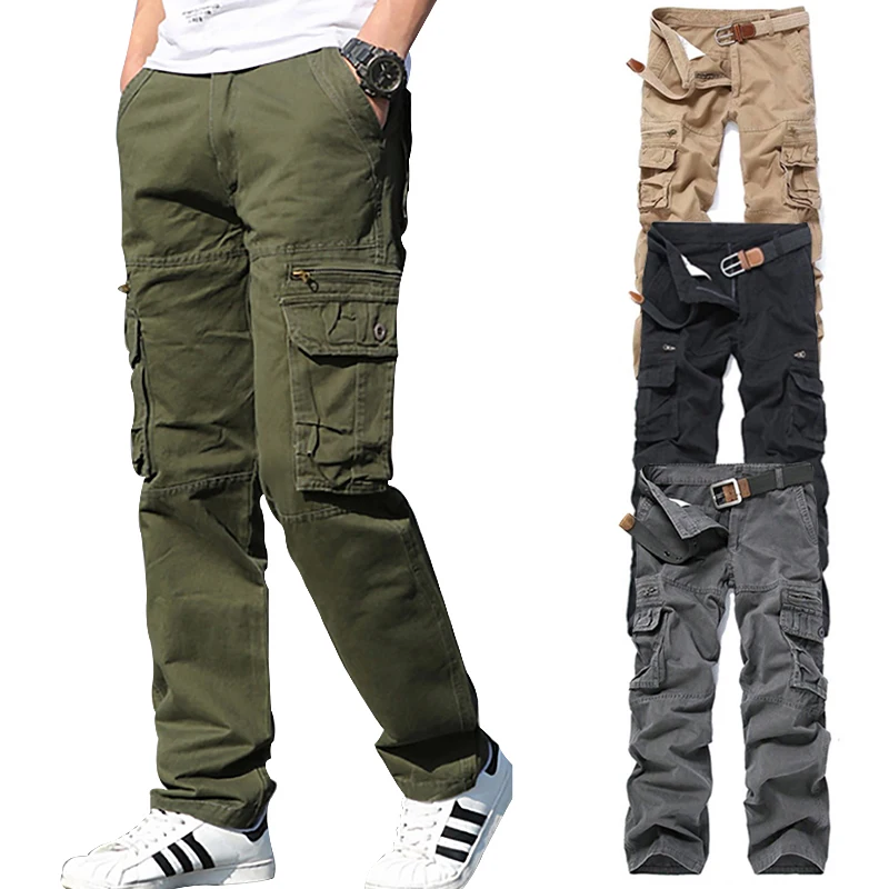 

Multi-pocket hot pants cargo pants men's trousers trendy casual army trousers men's outdoor training overalls