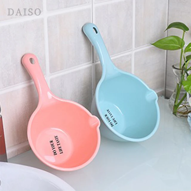 

Household Plastic Water Dipper Ladle Bailer For Kitchen Bathroom Use Scoop, Pink