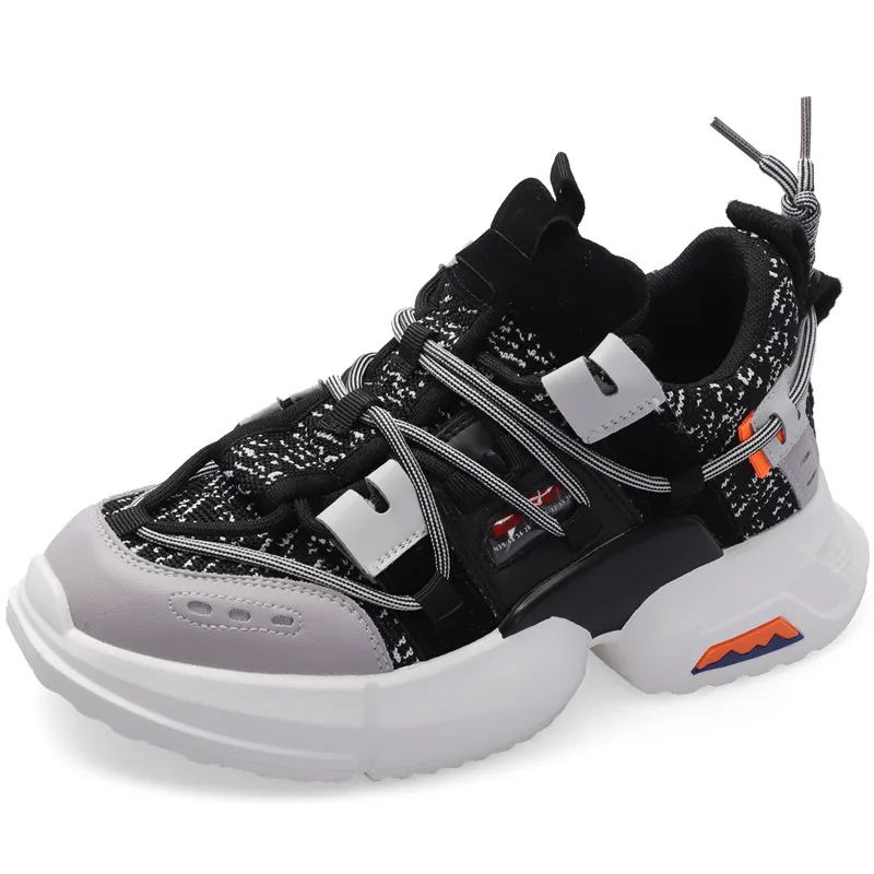 

Dropshipping Custom Logo 2022 Unisex Chunky Sneakers Fashion Brand Breathable Men Casual Sport Shoes Plus Size 47