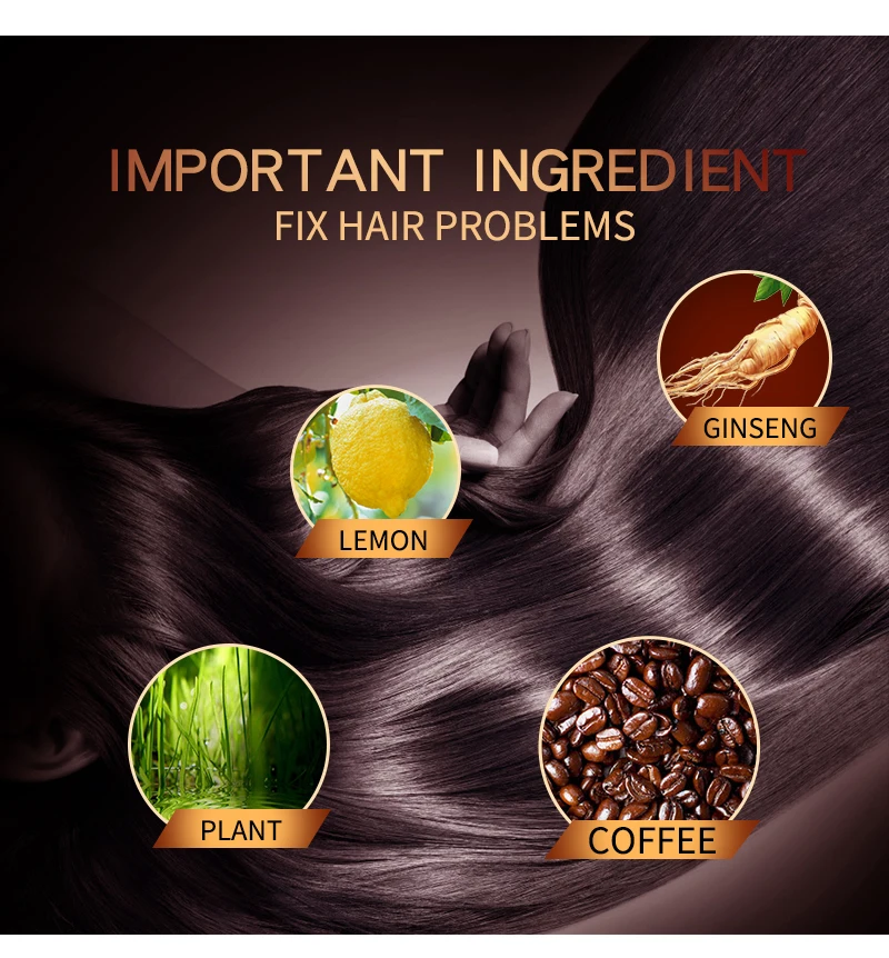 Private Label Hair Care Nourish Natural Caffeine Anti Hair Loss Hair