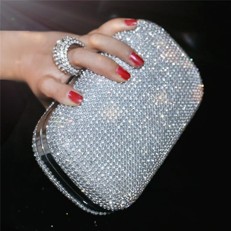 

Clutch Bags Diamond Studded Evening Bag With Chain Shoulder Bag Ladies Handbags Wallets For Wedding, Picture