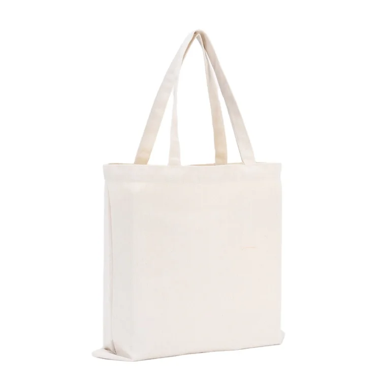 

Factory Wholesale Eco-friendly Reusable Cotton Canvas Shopping Tote Bag