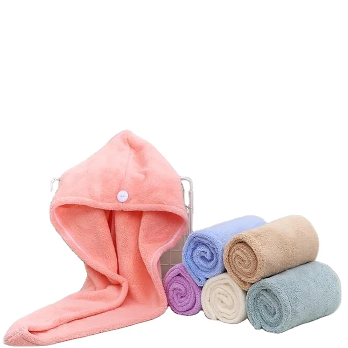 

Microfiber Quick Shower Magic Absorbent Towel Drying Turban Wrap Spa Bathing towels Dry Hair towel, Red,blue,pink
