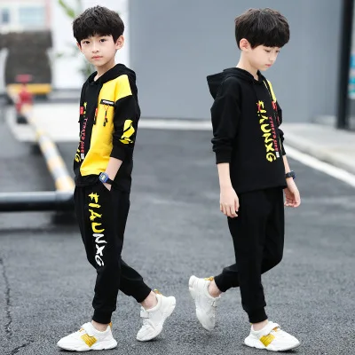 

2021 new popular korean long sleeve spring autumn kids clothing sets for boy