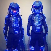 

LED stage clothes luminous costume LED robot suit led clothing light suits led costume for dance performance wear