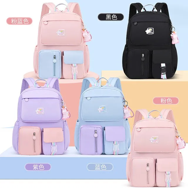 

hot sale Style cute school bag girl with large capacity contrast color backpack Rucksacks school bag Teenage Girls School Bags