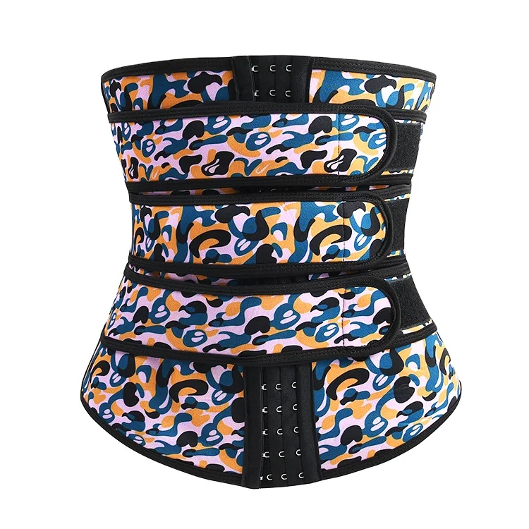 

Hot Sale High Quality Two Belts To Firm Waist Control Slim Tummy Waist Trainer Women To Tight Fit Double Strap Latex, Customized color