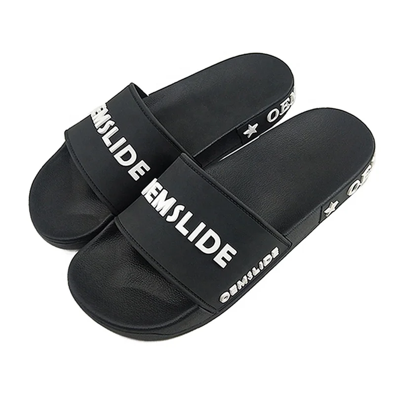 

Wholesale Slide Sandal Pvc Beach Walk Slipper New Slipper Printer Custom Rubber Slide Sandal Designer Fashion Beach Slippers