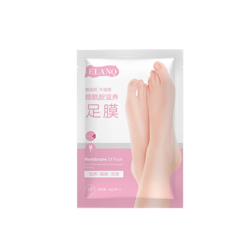 

Feet Mask Avocado Fruit Natural Exfoliating Foot Care Moisturizing Nourish Callus Dead Skin Remover Foot Mask