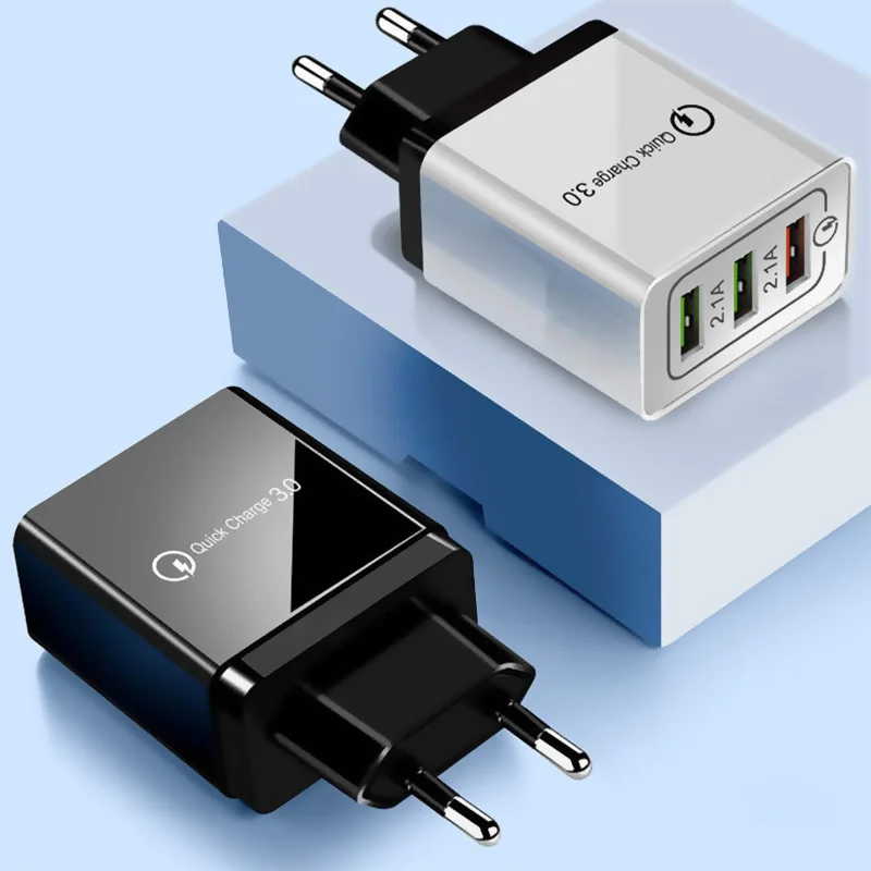 

Free Shipping 1 Sample OK FLOVEME 18W QC 3.0 USB Wall Travel Charger Adapter Fast Mobile Phone Charger for iphone charger