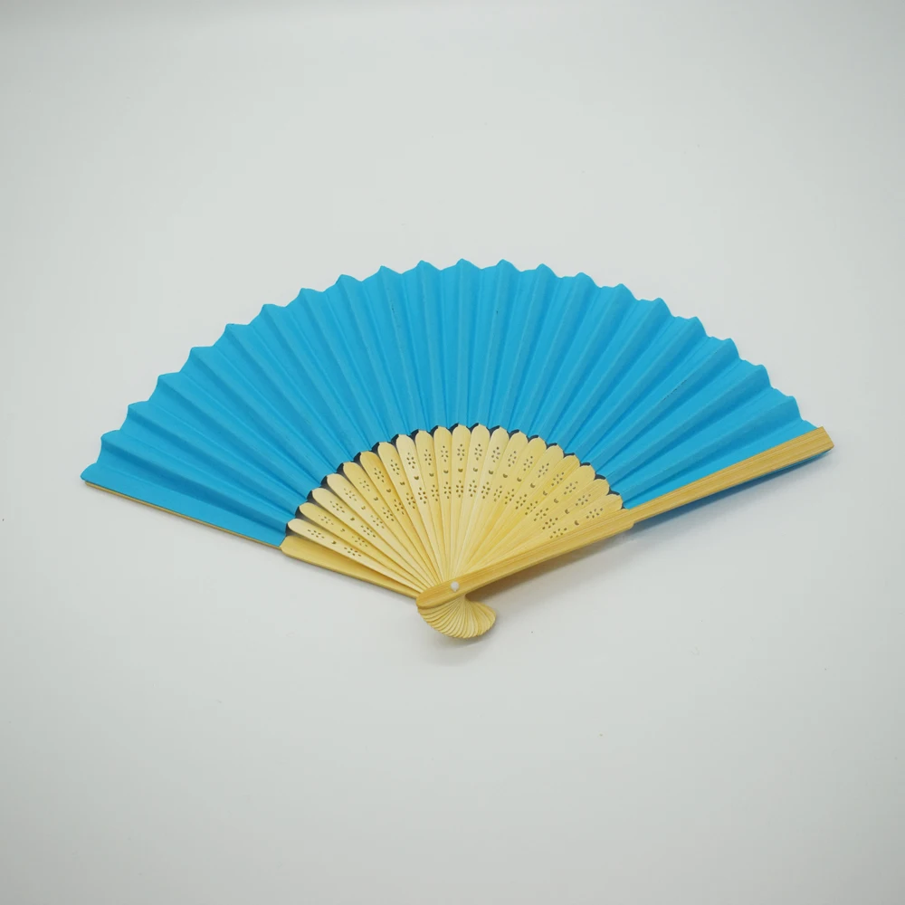 

Stage fan portable personalized bamboo hand fan