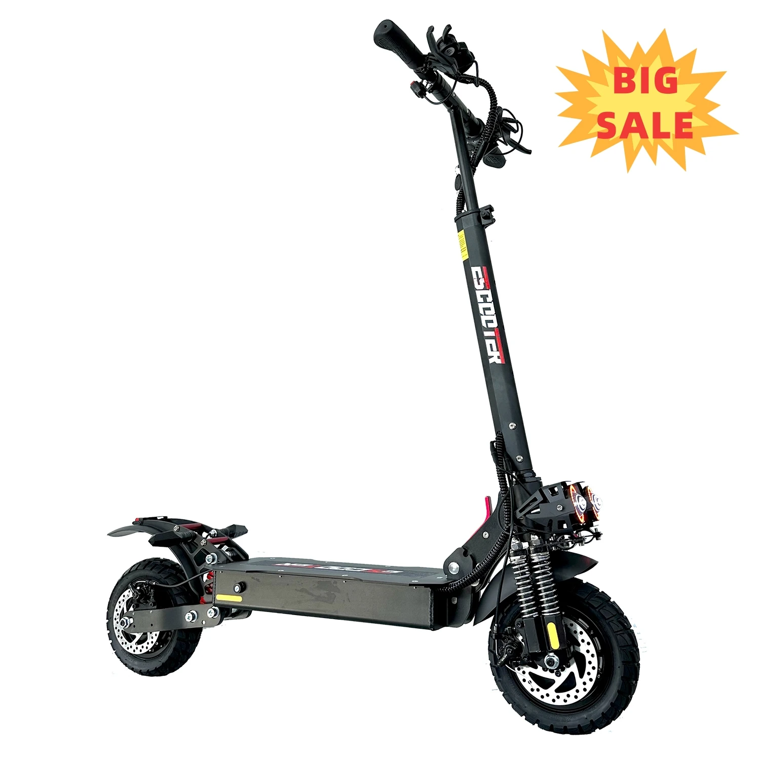 

USA warehouse stock Dual motor E Scooter 48v 1200w 2400w 10inch 55km/h Electric Scooter locks key 150kg max load
