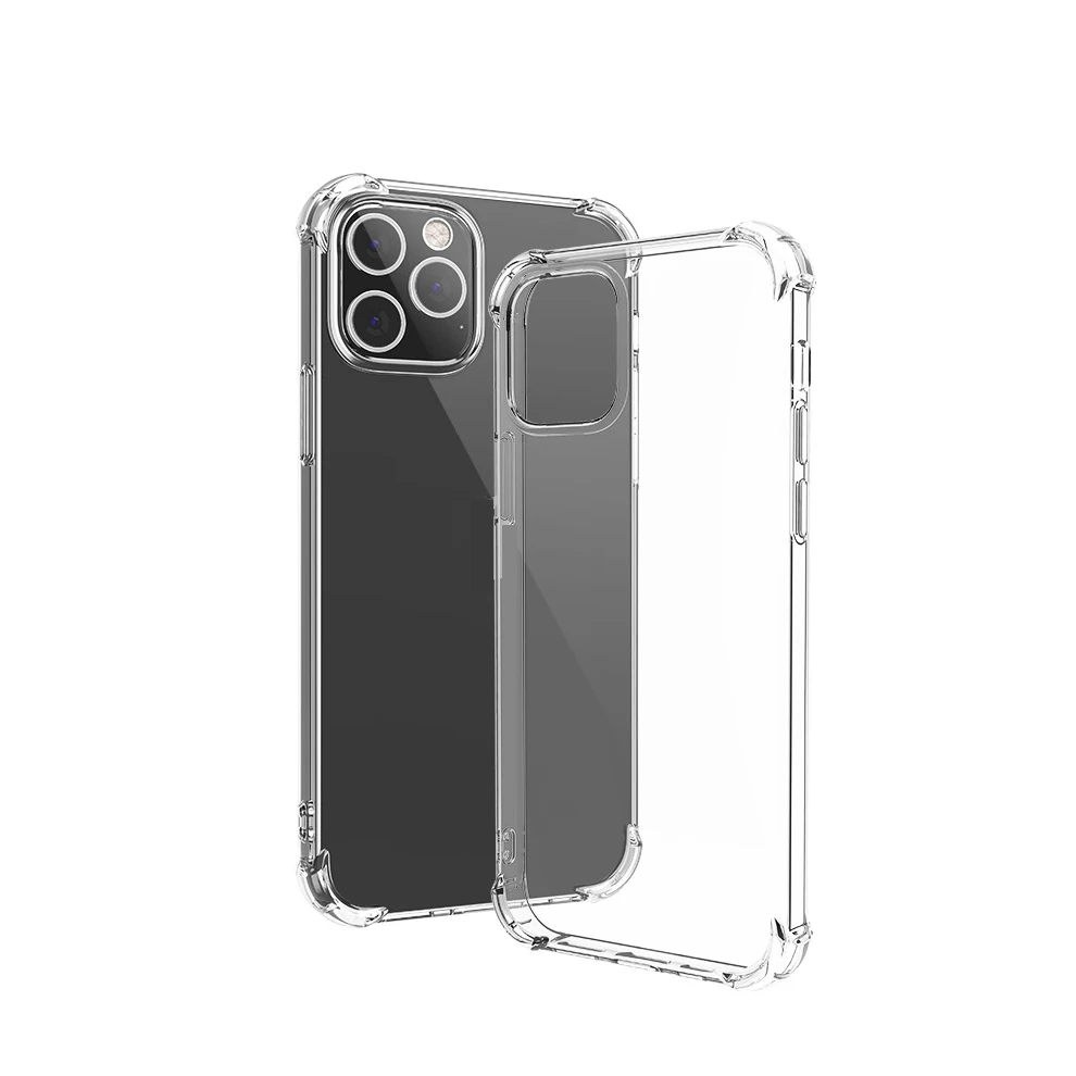 

TPU Clear Phone Case for iPhone 11 12 Xs Max Fundas para Celulares Transparent Phone Case