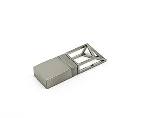 Geometric Metal USB Flash Drive