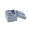Square Custom Small Jewelry Packaging Leather Jewelry Boxes
