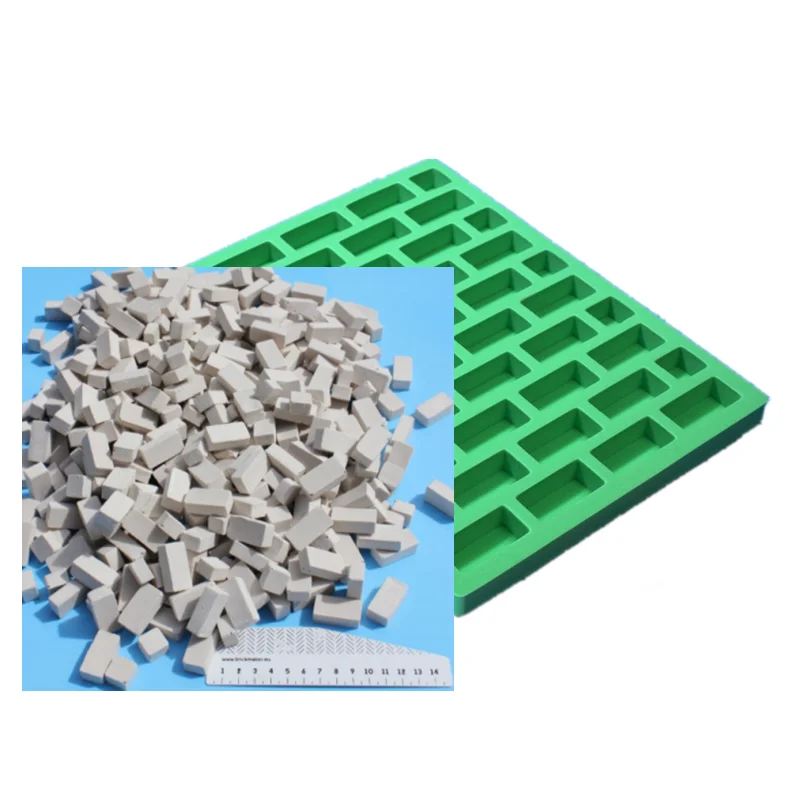 

miniature DIY construction mold Silicone Mold for bricks standart mini building blocks for your project