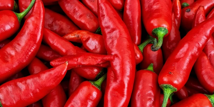 Scoville scale chart showing various peppers