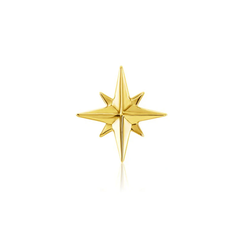 

2021 Mini shining stars earring 18k gold plated S925 silver piercing stud earrings