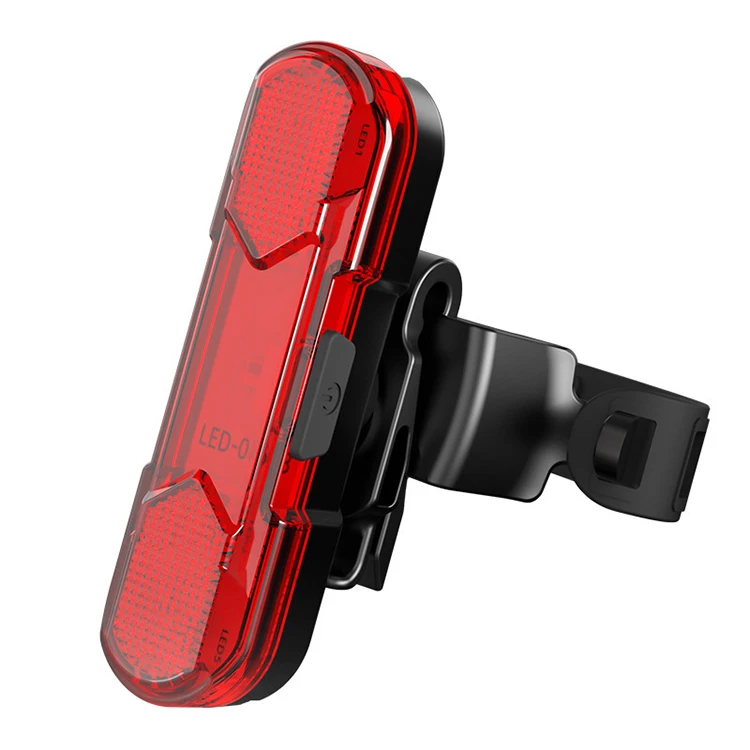 

Hot Sale Rechargeable Rear Bike Highlight Flashing Warning Light Waterproof USB LED Bicycle Tail Light, Picture shows